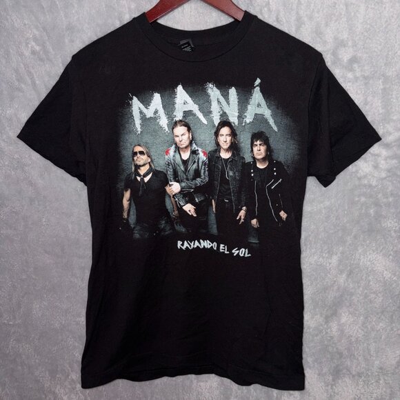 MANA Rayando El Sol Band T-Shirt Mens M Tultex Latin Rock Concert Merch 2019 - Picture 1 of 7